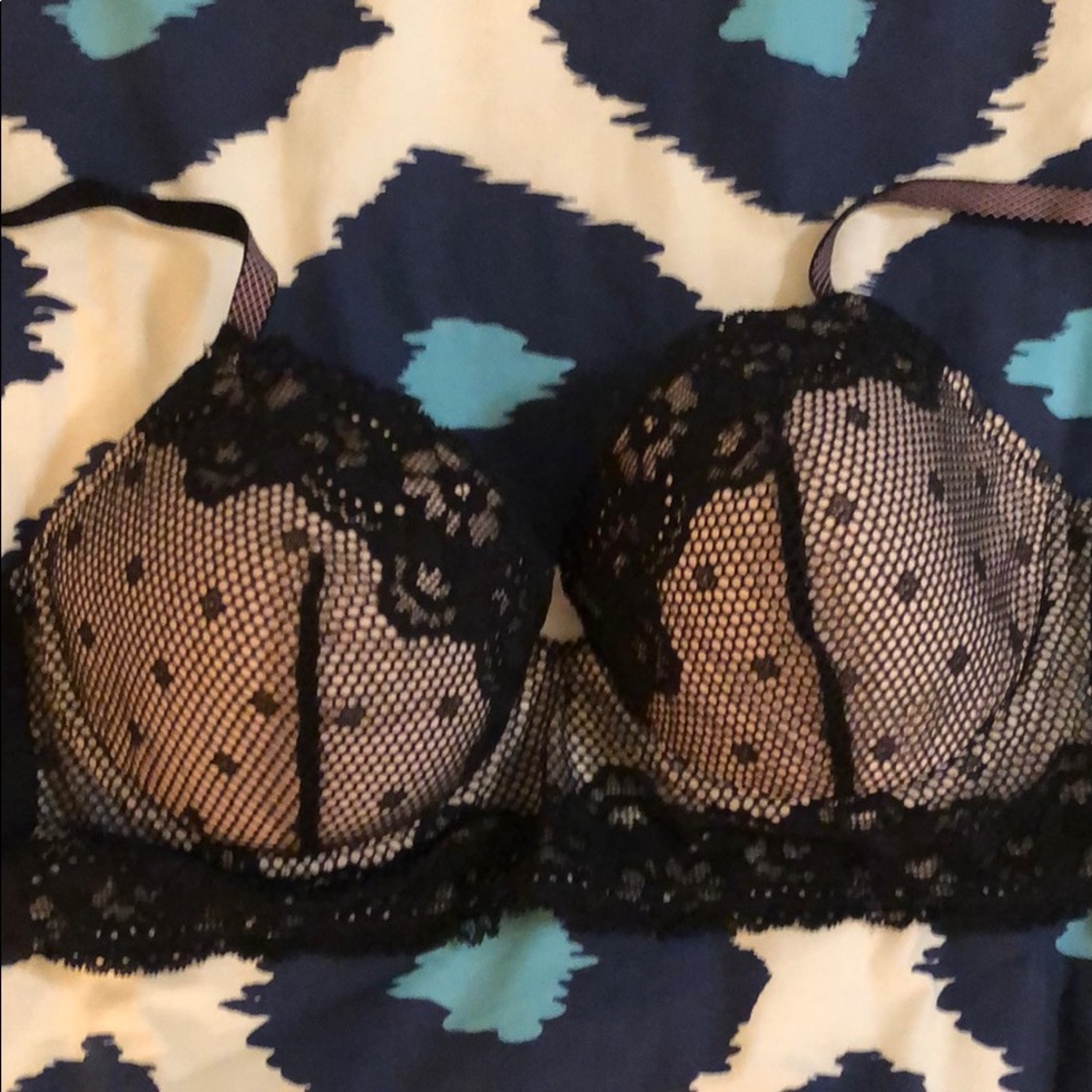 Josie by Natori Black Lace Bra Like New